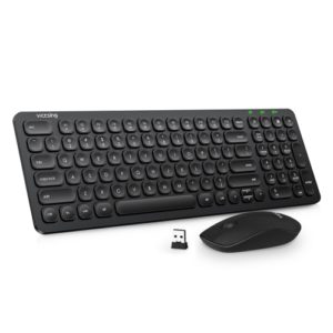 VicTsing PC252A 2.4G Wireless Compact Ultra Slim Keyboard and Mouse Combo Set