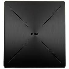 RCA Amplified Indoor HDTV Antenna - 40 Mile Range For 4K/8K & 1080P Channels, Multi-Directional