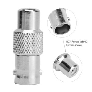 RCA Female to BNC Female Connector Adapters for Audio Video CCTV Camera Equipment