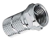 Coaxial Cable Screw On Connector - 4 Pack